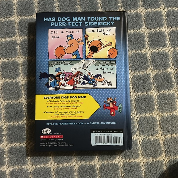 Dog man and cat kid hardcover book Dave pilkey - Picture 3 of 3